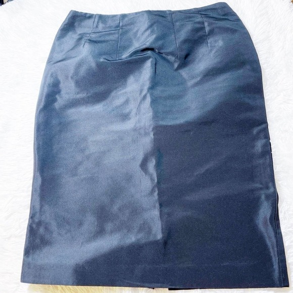 Sophie Sitbon Paris Poly/Silk Pencil Skirt SZ40 - Picture 5 of 7